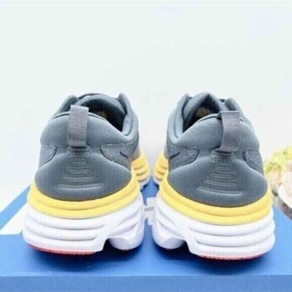 HOKA One One Bondi 8 Running Shoe Sneaker Goblin Blue/ Mountain Spring Men US 11 - Picture 4 of 10